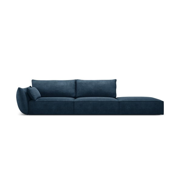 Tamnoplava kutna garnitura Vanda - Mazzini Sofas