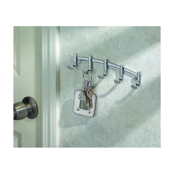 Metalna vješalica za ključeve iDesign York Lyra, 21,5 x 4,6 cm-image-3