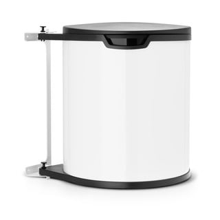 Bijela ugradbena  željezna kanta za smeće 15 l – Brabantia