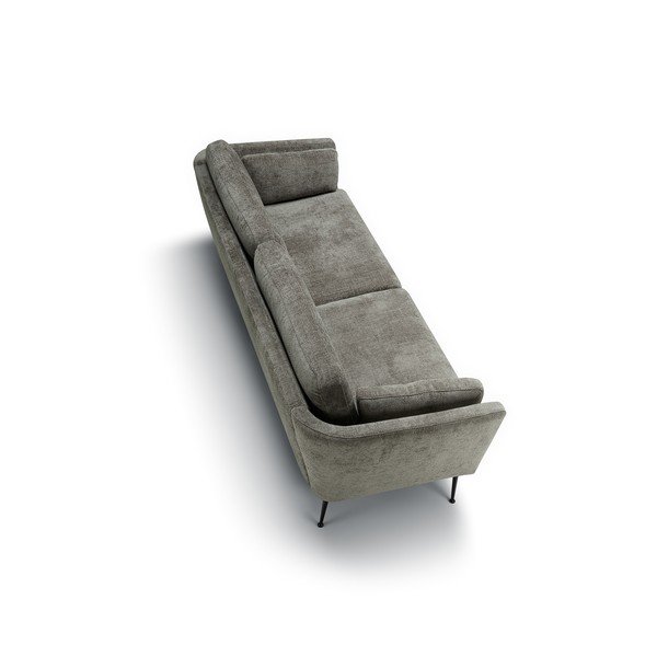 Siva baršunasta sofa 220 cm Mynta – Sits-image-4