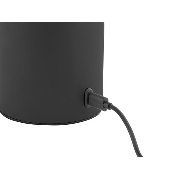 Crna LED stolna lampa s mogućnosti zatamnjivanja s metalnim sjenilom/sa staklenim sjenilom (visina 29,5 cm) Camp – Leitmotiv-image-3