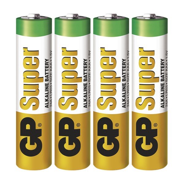 Set od 4 alkalne baterije EMOS GP Super AAA-image-1