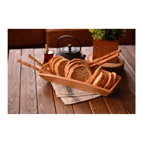 Kutija za kruh od bambusovog drveta Bambum Seppe, dužina 38 cm-image-2