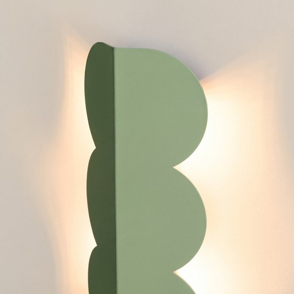 Kadulja zelena zidna lampa aluminijska BISCUIT – Thoro-image-4