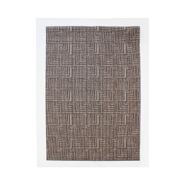 Tepih Pinnacle tamno smeđi, 167x233 cm-image-1