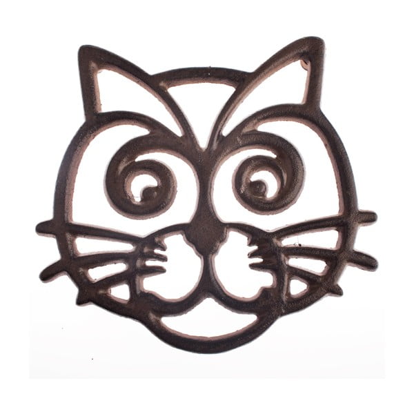 Podloga od lijevanog željeza ispod lonca u obliku Dakls Rustico mačke