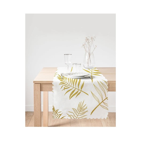 Nadstolnjak 45x140 cm Leaves – Minimalist Cushion Covers-image-1