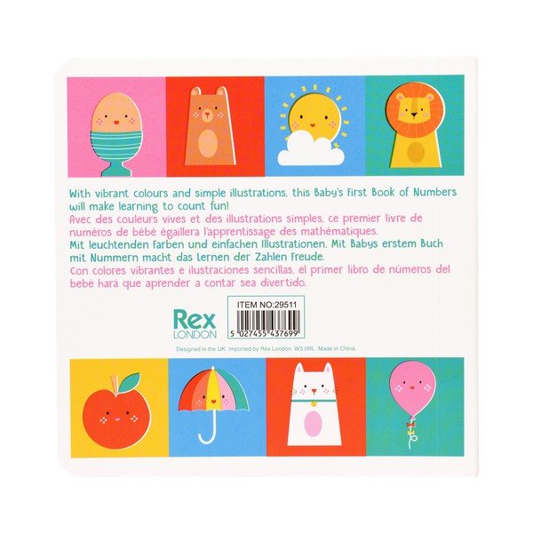Interaktivna igračka Baby's First Book of Numbers – Rex London-image-4