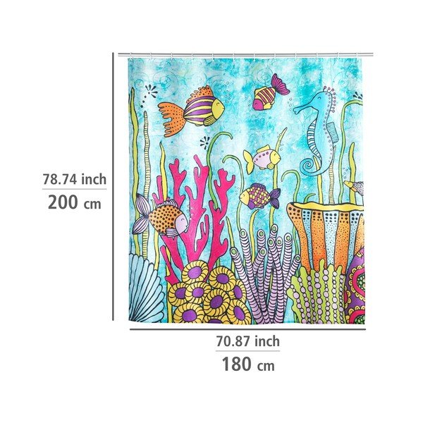 Tuš zavjesa 180x200 cm Rollin'Art Ocean Life - Wenko-image-3