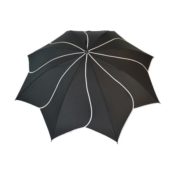 Crni štap kišobran Vjetrenjača, ⌀ 105 cm-image-1