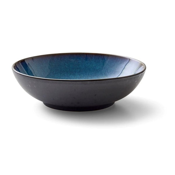 Crno-plava keramička zdjela za Bitz salatu, ø 24 cm