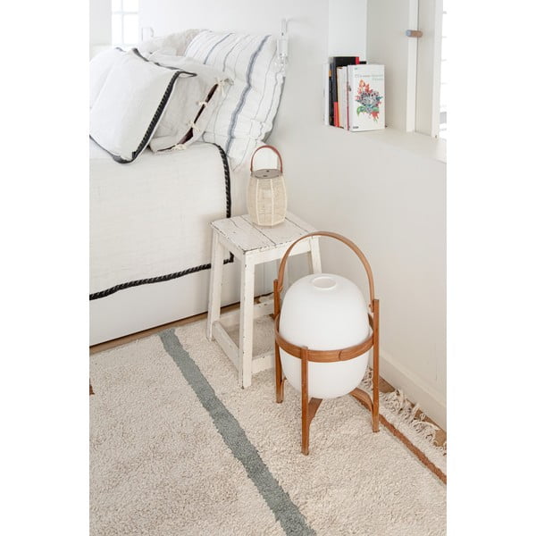 Plavi/krem periv/ručno rađen pamučan tepih 140x200 cm Lanes Vintage Blue – Lorena Canals-image-3