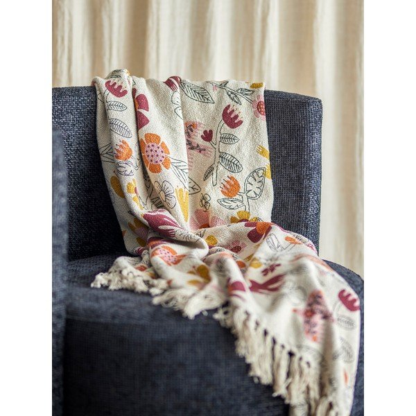 Deka od mješavine pamuka 130x160 cm Vivielle – Bloomingville-image-1