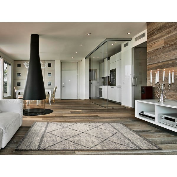 Sivi tepih Universal Kasbah Gris, 80 x 150 cm-image-1