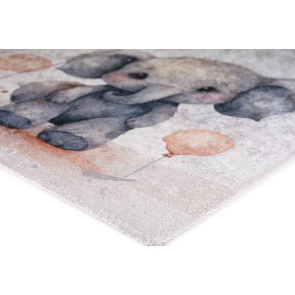 Svijetlo sivi dječji tepih 100x160 cm Baby Elephants – Vitaus-image-3