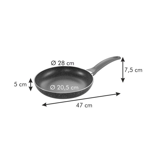 Tava ø 28 cm Manico Rosso - Tescoma-image-3