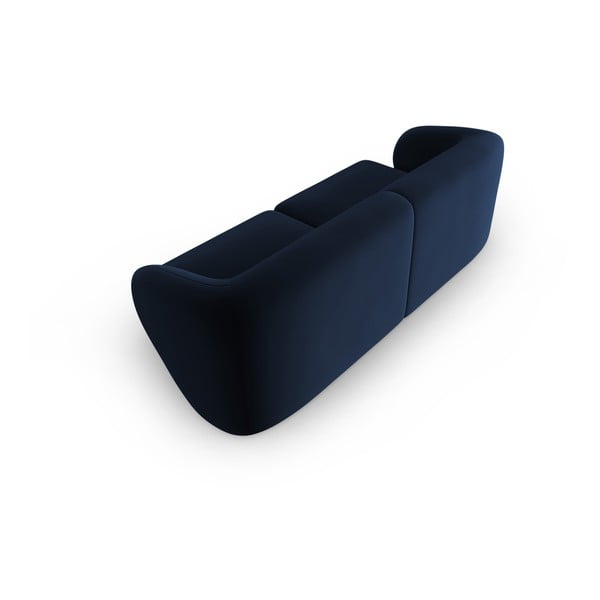 Plava baršunasti sofa 188 cm Paolo – Milo Casa-image-3