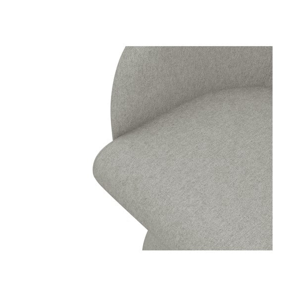 Svijetlo siva podstavljena blagovaonska stolica Kanoa – Makamii-image-4