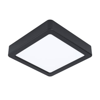 Crna LED stropna svjetiljka 16x16 cm FUEVA 5 – EGLO