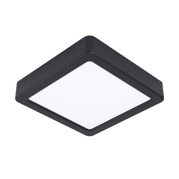 Crna LED stropna svjetiljka 16x16 cm FUEVA 5 – EGLO