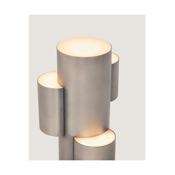 Metalna LED stolna lampa s mogućnosti zatamnjivanja u srebrnoj boji (visina 26,5 cm) Adrina – Kave Home-image-2