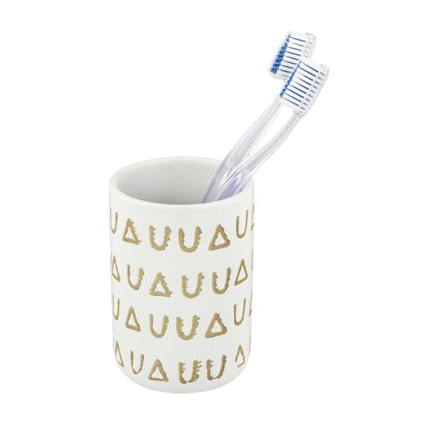Bež keramička čaša za četkice za zube Avila - Wenko-image-2