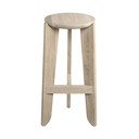 Barska stolica od punog hrasta u prirodnoj boji (visine sjedala 75 cm) Eli – Blomus