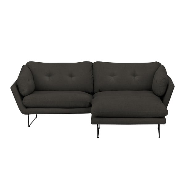 Set sivo-smeđih sofa i sofe puff Windsor &amp; Co Sofas Comet