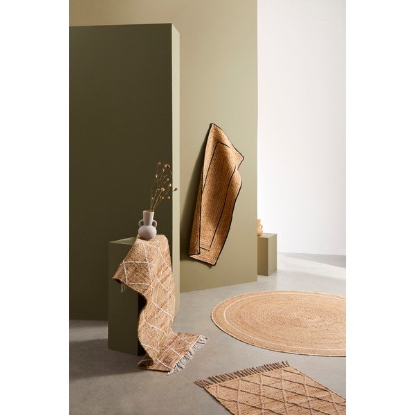Bijeli/u prirodnoj boji ručno rađen juten tepih 70x140 cm Shaila – Bizzotto-image-2