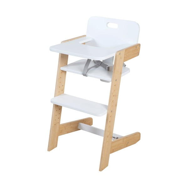 Bijela dječja blagovaonska stolica Nature UP – Roba