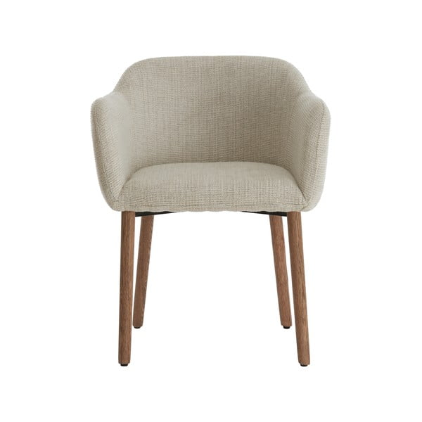 Bež podstavljene blagovaonske stolice u setu s naslonima za ruke 2 kom Blaine – Light & Living-image-2