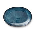 Crni/plavi tanjur od kamenine Gastro Dark Blue/Black – Bitz