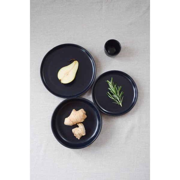 Veliki tanjur od crne keramike ÅOOMI Luna, ø 27,5 cm-image-4