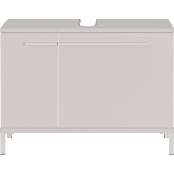 Krem ormarić za ispod umivaonika u mat dekoru 80x59 cm Laurino – Germania-image-3