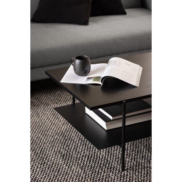 Crni stolić za kavu s pločom u dekoru Astona Angusa-image-3