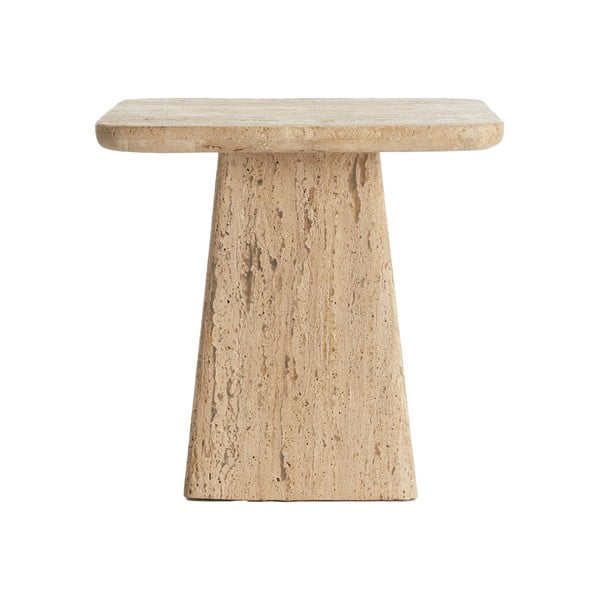 Pomoćni stol s kamenom pločom stola 45x45 cm Kepami – Light & Living