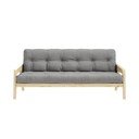 Kauč na razvlačenje 204cm Karup Design Grab Natural Clear/Siva
