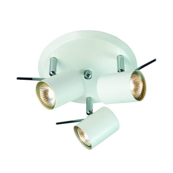 Bijela stropna svjetiljka s metalnim sjenilom Hyssna – Markslöjd