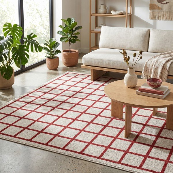 Crveni/bež tepih 160x230 cm Picnic – ESTE-image-2