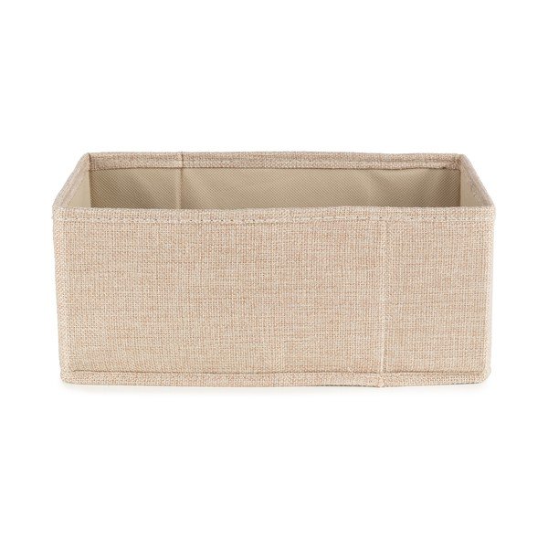 Bež tekstilna kutija za pohranu 28x12x12 cm Sandy – Compactor-image-4