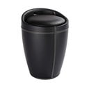 Crna korpa za veš i stolica 2u1, Wenkoo Candy Look, 20 l