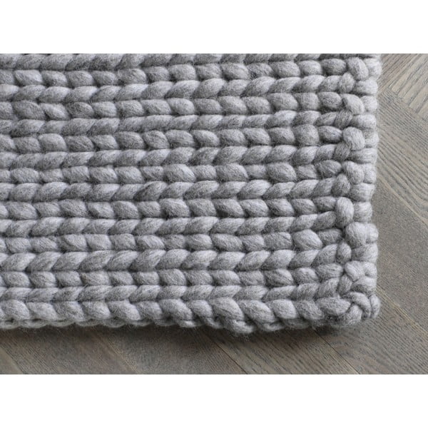 Tepih od vunenih pompona u boji pijeska Wooldot Ball Rugs, 170 x 240 cm-image-1