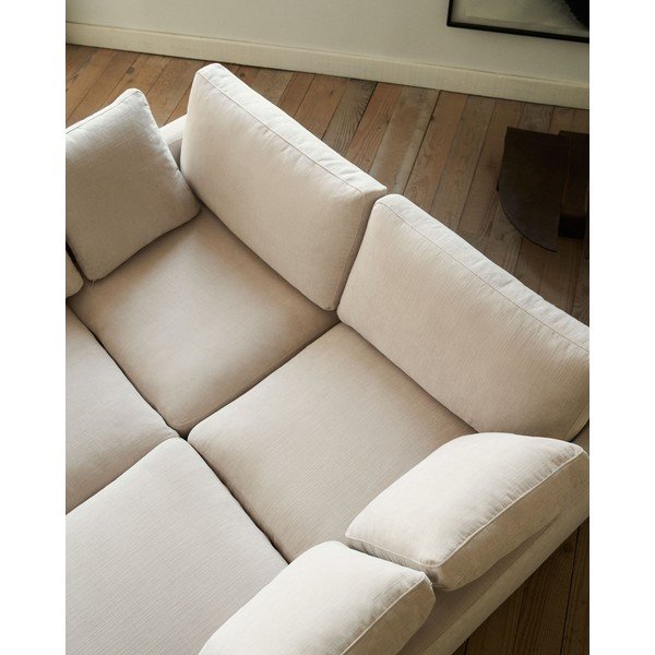 Krem sofa 210 cm Gala – Kave Home-image-3