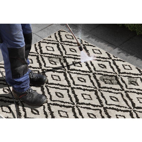 Smeđe-bijeli vanjski tepih NORTHRUGS Rio, 80 x 150 cm-image-1