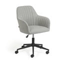 Svijetlo siva uredska stolica Kave Home Madina