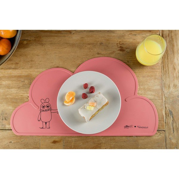 Crveni silikonski podmetač Kindsgut Mouse, 49 x 27 cm-image-2