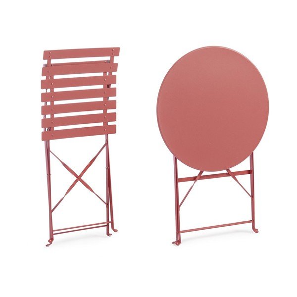 Željezni vrtni blagovaonski set boje terakote za 2 osobe Austin – Bizzotto-image-3