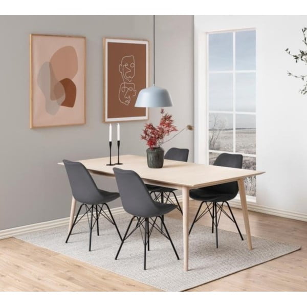 Crna/siva blagovaonska stolica Eris – Actona-image-1