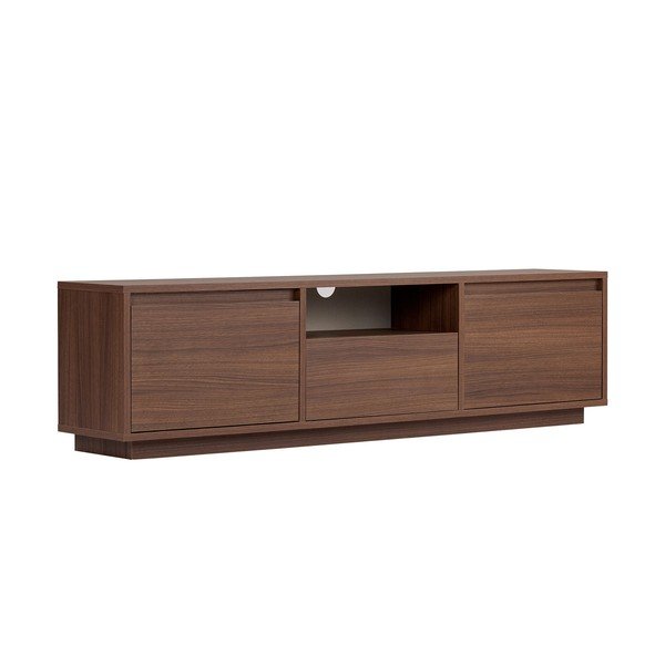 TV komoda u dekoru oraha u tamnoj prirodnoj boji 160x42x30 cm Sentinel – Kalune Design