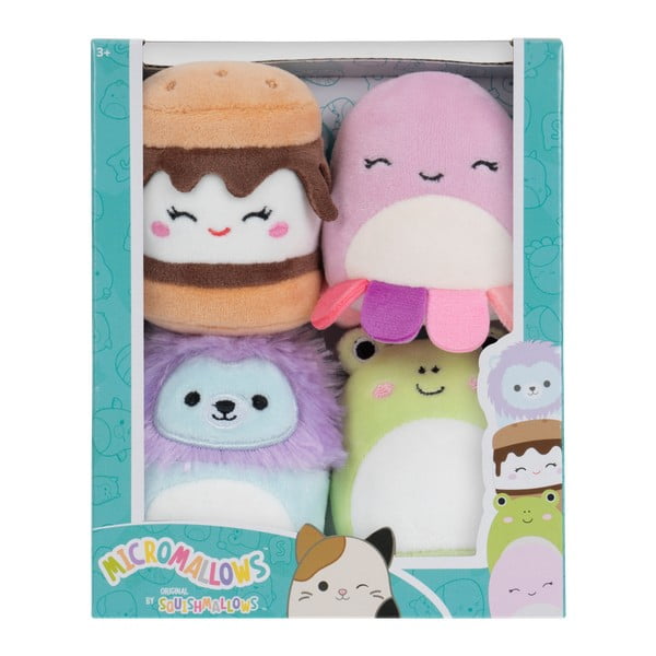 Plišane igračke u setu 4 kom Micromallows 4Pack – SQUISHMALLOWS-image-1